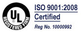 UL and ISO Certified